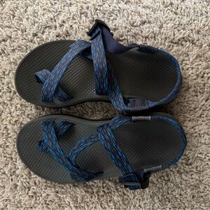 Men’s blue and black Chaco sandals
